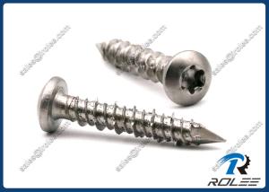 Quality Passivated 410 Stainless Steel Torx Star Drive Pan Head Concrete Screws wholesale