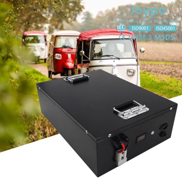 Auto E Rickshaw LiFePO4 Lithium Battery 48V 51.2V 80Ah Grade A Overcurrent