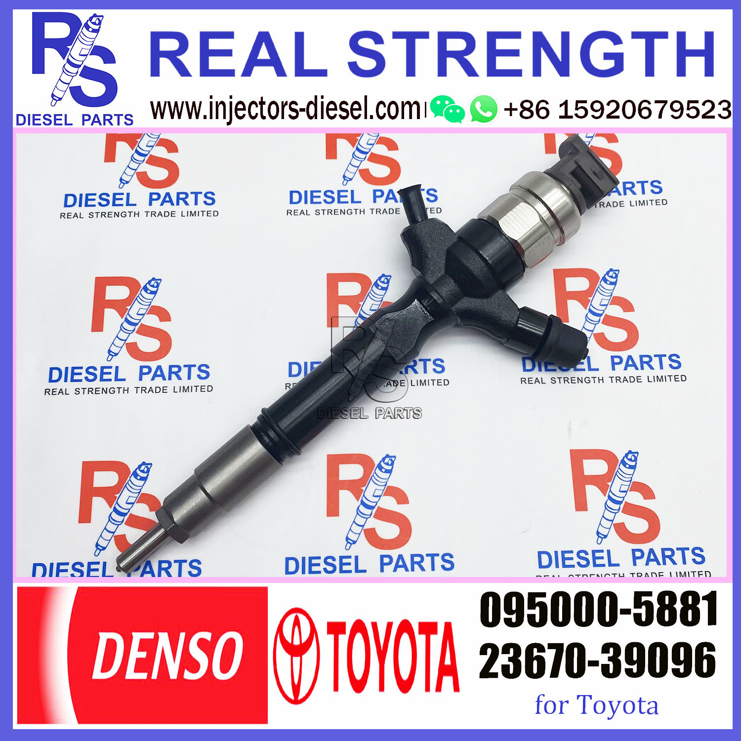 Fuel Injector 095000-5881 23670-30050 Common Rail Injetor 095000-5880 for TOYOTA HIANCE 2KD-FTV