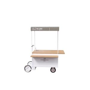 Quality Integrated Load 500KG Steel Frame Tricycle Cargo Scooter Coffee Cart wholesale