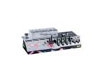 Three-side Graphic Comprehensive Multiple Display Black Acrylic Cosmetic Makeup