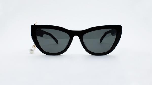 Women acetate Frame Big Cateye shape Sunglasses Sparkling Crystal decoration
