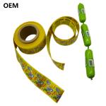 Plastic Sausage Casings Custom Logo Flexography Printing Plastic Beef Sausage
