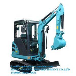 Quality 5T 2150mm Rubber Track Garden Hydraulic Crawler Excavator wholesale