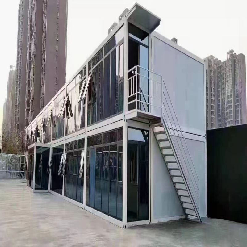 Modern Modular Storage Shopping Two Story Galvanized Steel Prefab Container House