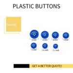 Disposable Gowns 4 Holes Plastic Buttons