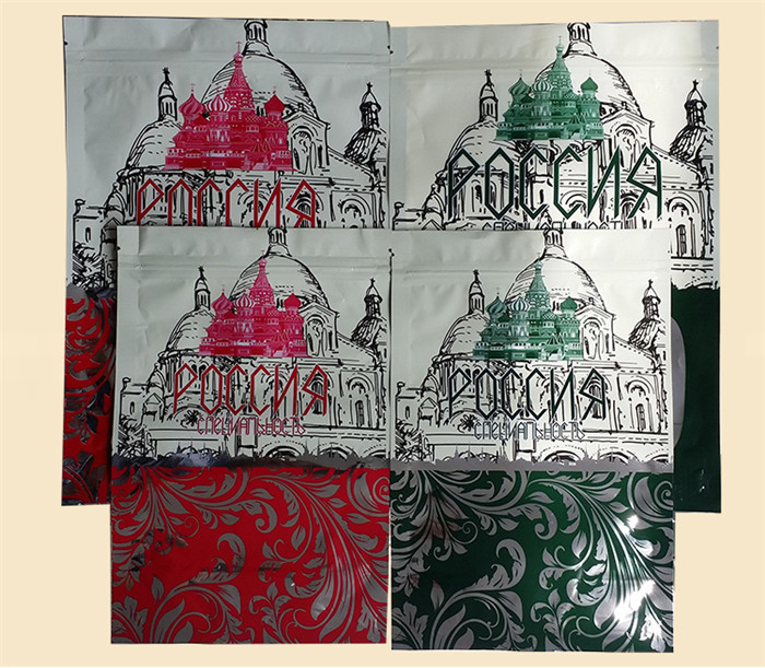 Food Grade Custom Printed Stand Up Pouches Laminated Materials For Food