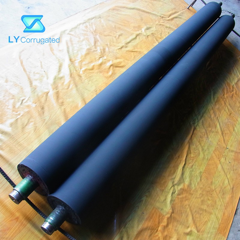 Smooth Engraved Flexo Printing Machine Parts 12mm 14mm Single Side Wall Rubber Coatted Pinch Roller