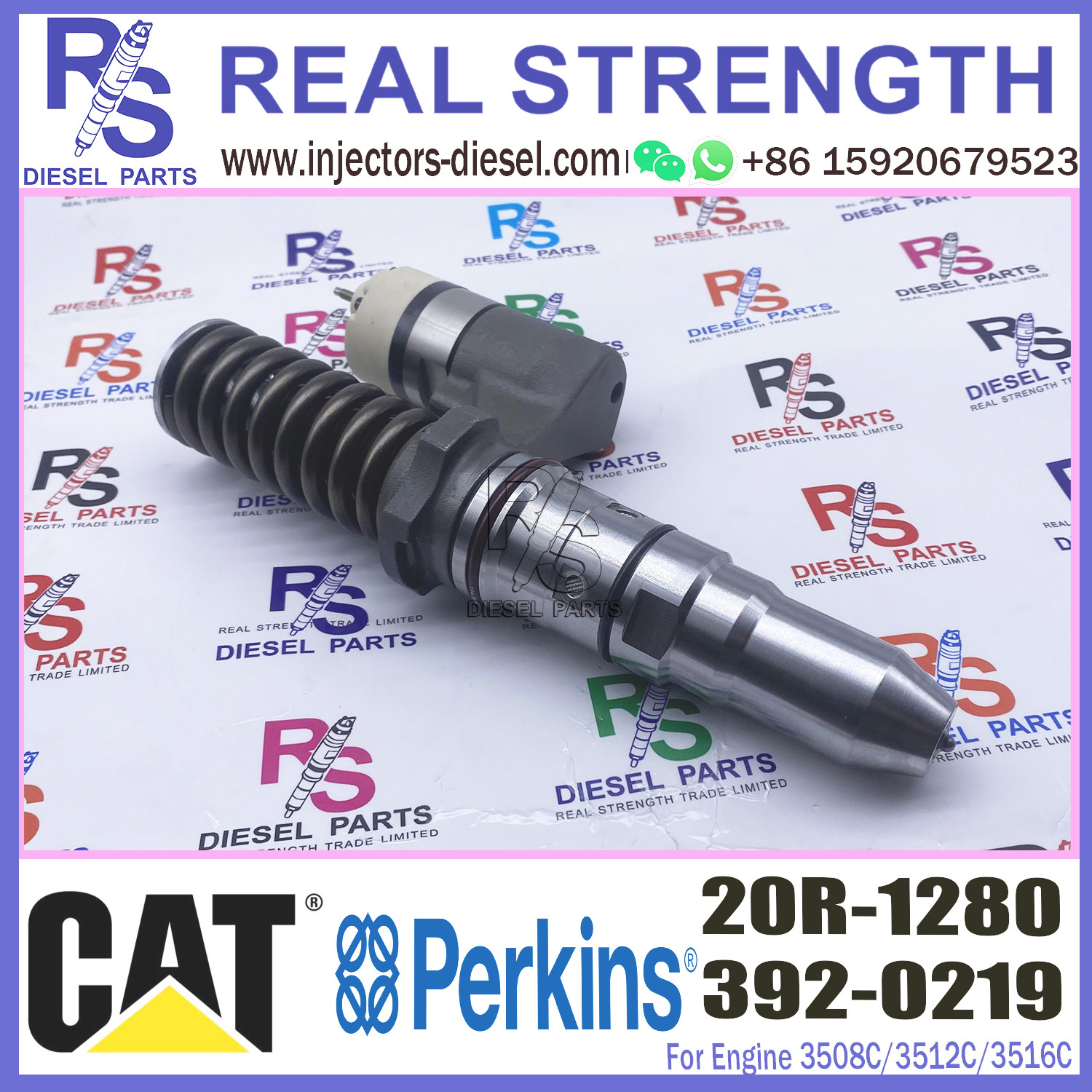 Diesel 3508C/3512C/3516C engine injector nozzles 392-0219 20R-1280 for common rail