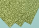 Customized Glitter Cardstock Paper , Festival Use Double Sided Gold Glitter Card