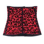 Red Leopard Waist Cincher 6XL Plus Size Waist Shapewear Tummy Control