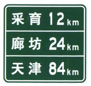 Quality Guide Road Sign Disc High Speed Way Place Sign Sheet Maker Direction Aluminium Sheets Distance Signs Board For Sale wholesale