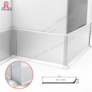 Quality Antislip Aluminum Skirting Board Abrasive Resistance 20mm Height wholesale