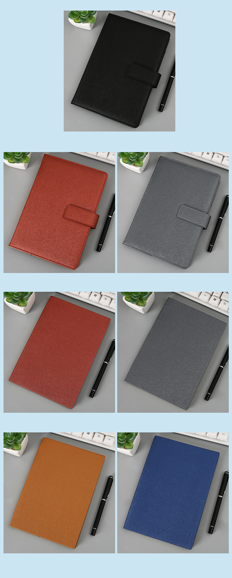 ODM Diary Journal Notebook Leather Bound Notebook A5 Thread Sewing