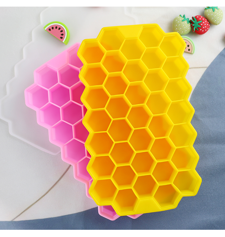 37 Cell Honeycomb Personalised Silicone Molds BPA Free With Custom Logo