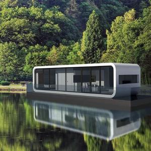 Quality Customized Color Design 20ft Prefab Pod Full Furnished Villa for Living Apple Cabin House wholesale
