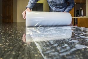 Quality Artificial Marble 50mic Self Adhesive Protection Film Multi Surface Floor Coverings wholesale