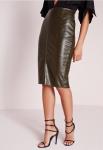LEATHER DETAIL SHORT SPLIT PICTURES OF MATURE WOMEN WITH SHORT SKIRT