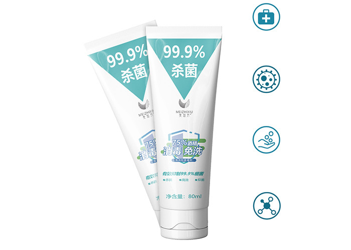 Quick Drying Wash Free Instant Hand Sanitizer With 75% Alcohol Non - Irritating Disinfectant Gel