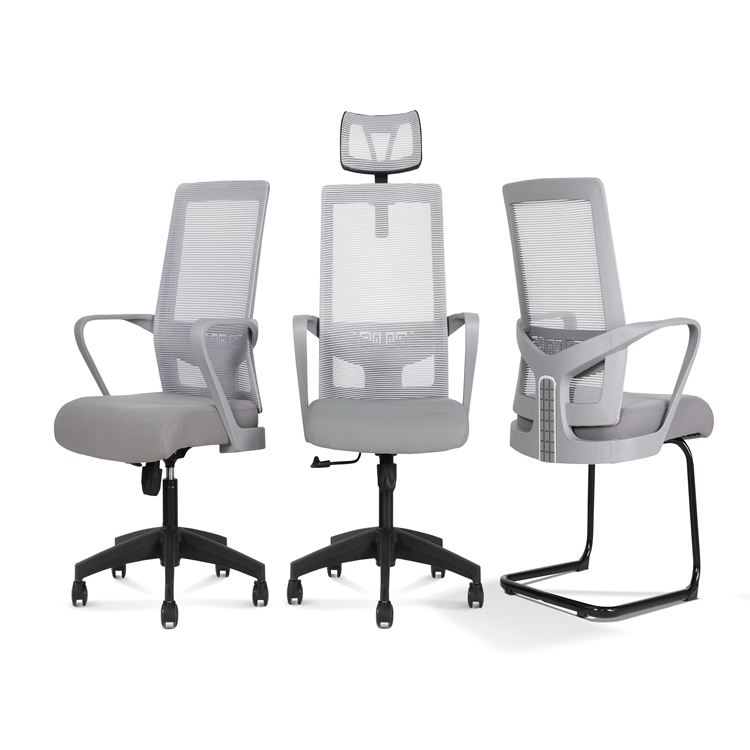 Gray Meeting Chairs serving the business put in the chamber 2020