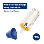240ml Milk Newborn Anti Colic Bottles PPSU Wide Neck BPA Free