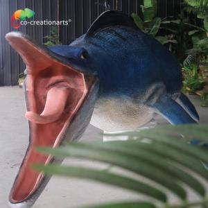 Quality Handmade Mosasaur Fiberglass Statues For Outdoor Exhibition wholesale