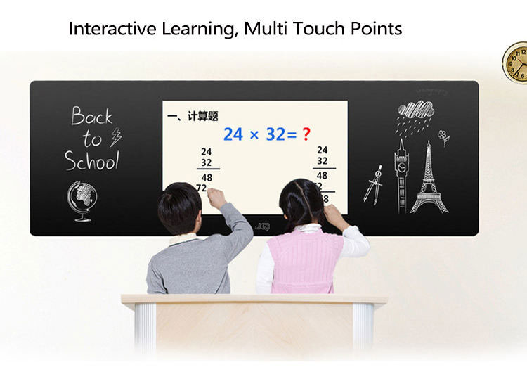 Customized 75 Inch Small Smart Digital Blackboard Magnetic Electronic Blackboard 0