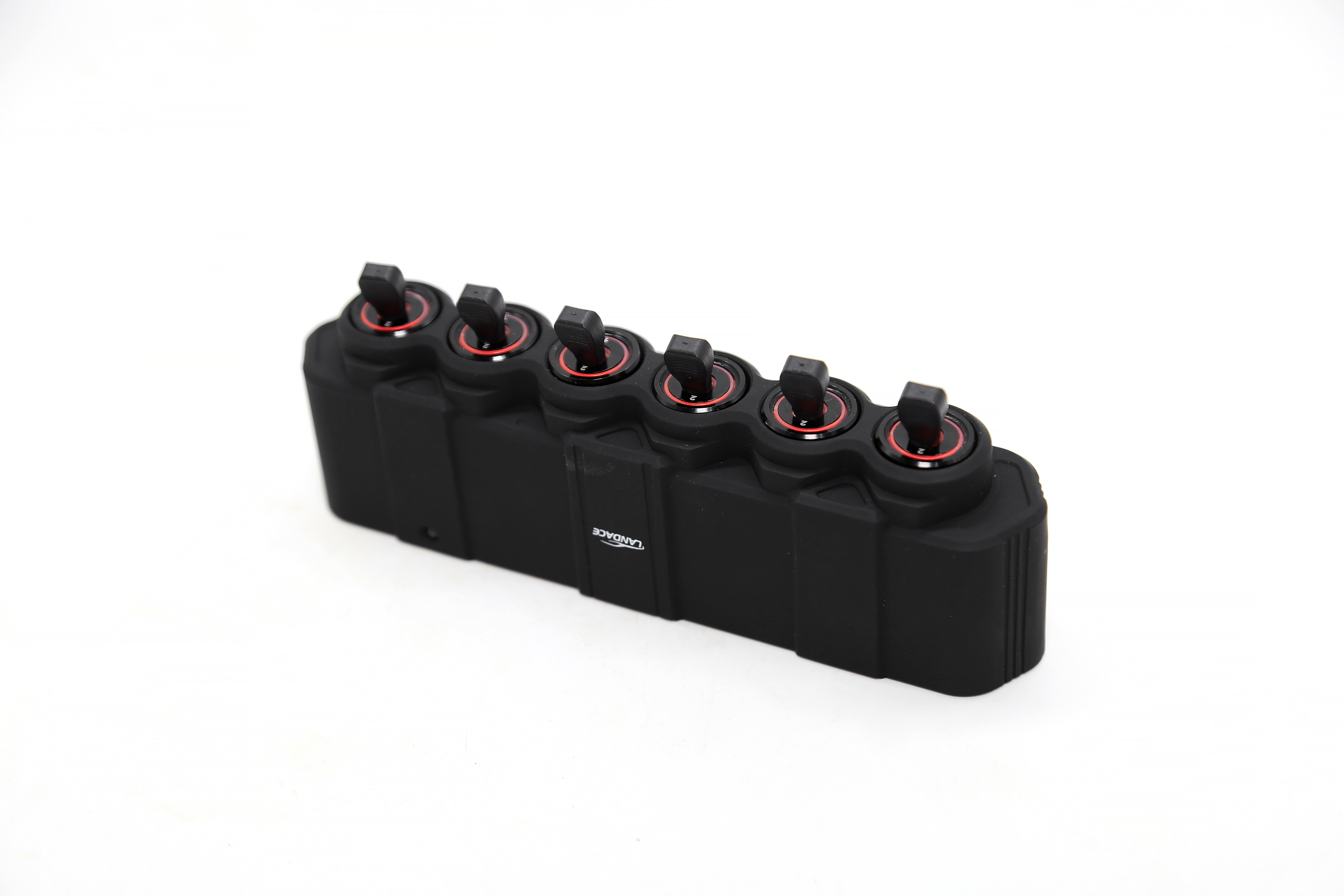 2023 Aluminum Alloy Wireless LED Light Controller 6-gang Switch Panel With Relay Car Used OEM Accepted