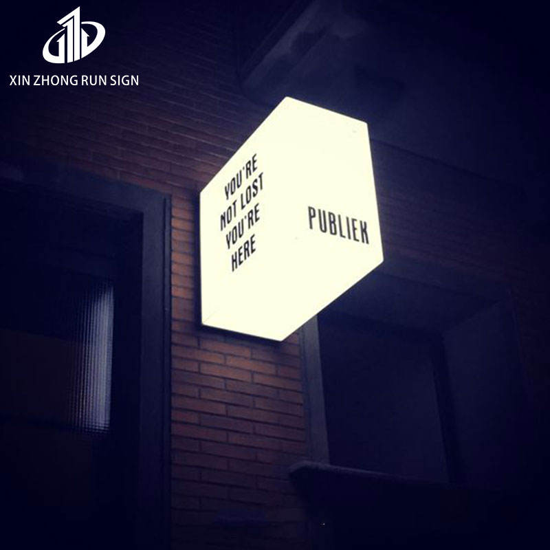 Factory Outlet Shop Billboard 3d Light Box Sign Outdoor LED Acrylic Light Box
