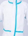 Hospital Breathable PPE Disposable Medical Protective Coverall With Tape