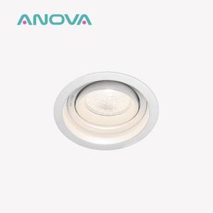 Quality Commercial Recessed Spotlight Frame 75mm Cut-Out GU10/MR16 Aluminum Anti-Glare Design wholesale