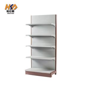 Quality Durable Heavy Duty Double Sides Gondola Supermarket Display Shelf wholesale