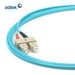 PVC LSZH OFNP Multimode Fiber Patch Cord Optical Jumper Cable