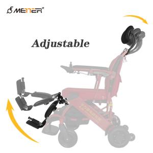 Quality 100KG Lightweight Foldable Electric Wheelchair wholesale