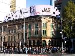 Building Facade Led Billboard Display Outdoor Transparent Curtain LED Video