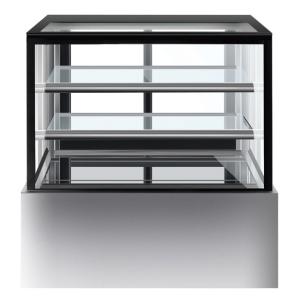 Quality 1800mm Two Layers Refrigerated Cake Cabinet Fan Forced Ventilation wholesale
