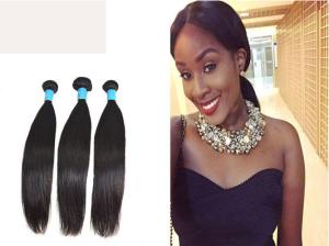 Quality Virgin Brazilian Natural Black Straight Human Hair Double Drawn wholesale