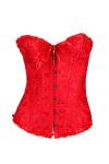 Polyster Sexy corset with luxary jacquard