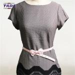 Women slim fit bodycon print border design China dress fashion woman clothes