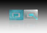 Plastic Colorful EAS RF Label Merchandise Barcode Deactivatable / Non-deactivata