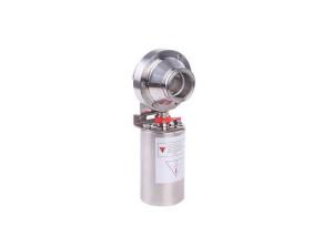 Quality 4&quot; 3 Way T Port Tri Clamp Pneumatic Ball Valve wholesale