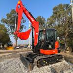 KX165 Used Kubota Excavator Rubber Tracked 6.5Ton Kubota Kx165 Secondhand Middle