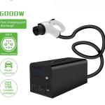 5.5KW GBT Electric Vehicle DC Charger Adapter Portable Outdoor Emergency
