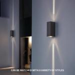 4W 6w 14w Outdoor Waterproof LED Wall Lights 4x12x6mm