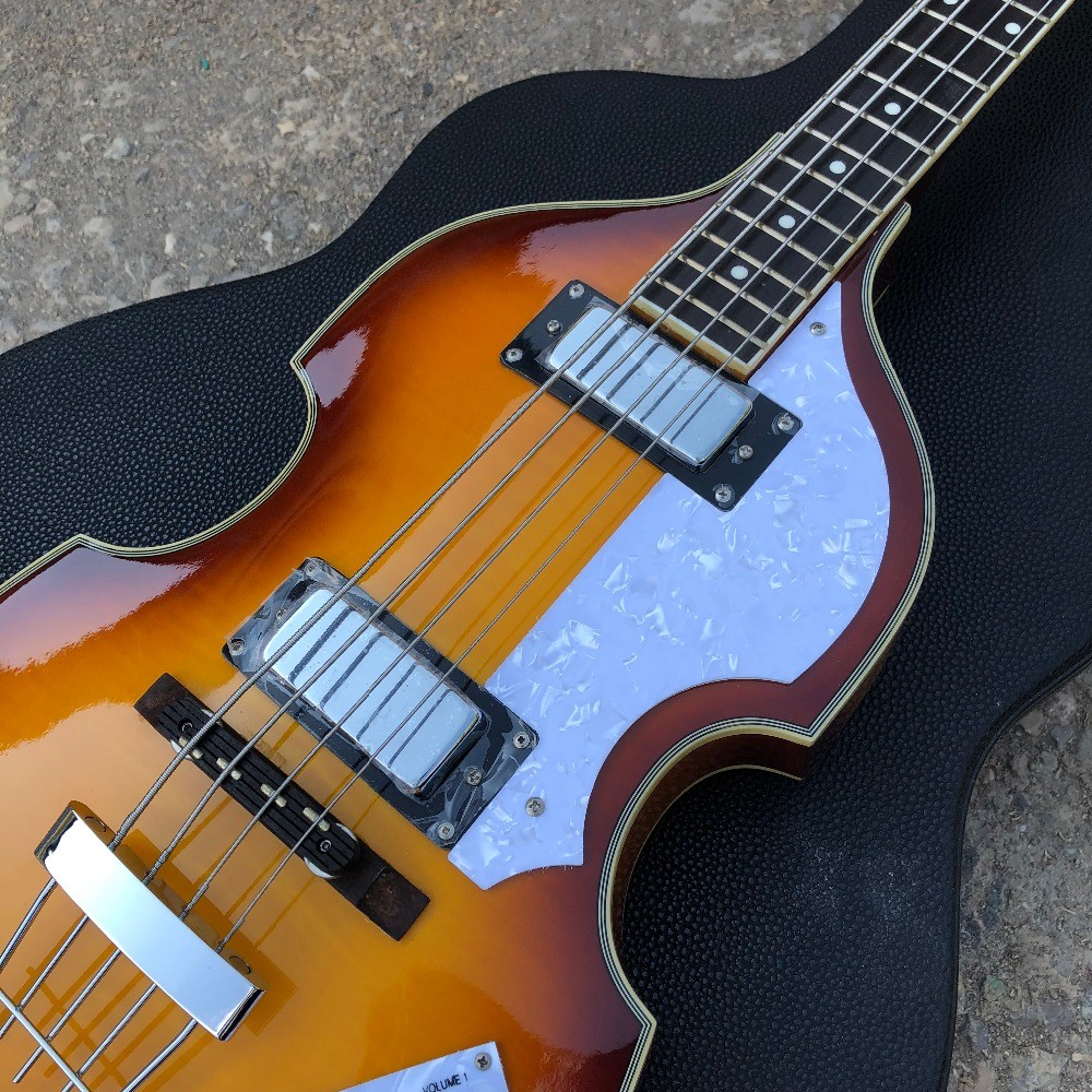 Vintage CT Violin BB-2 Icon Series Hofnes 4 Strings Bass Guitar in Sunburst