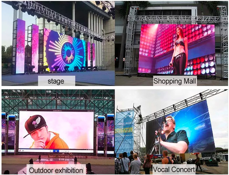 P2.9 P3.91 P4.81 Indoor Outdoor Rental Led Display Screen For Concert Live Events