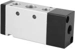 4A 2 Position 5 Way Miniature Pneumatic Solenoid Valve Aluminum Alloy Mechanical