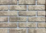 Interior Exterior Size 205x55x12mm Rustic Brick Veneer Different Colors