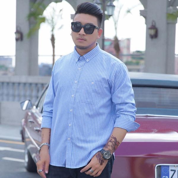 Customized Logo Printing Fashion Autumn Mens Long Sleeve Shirts Plus Size Men's