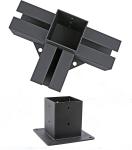 Stainless Steel Pergola Bracket with High Carbon Steel and 4-Way Right Angle